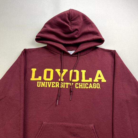 Loyola University Chicago Hoodie Sweatshirt Adult XS Maroon Champion Ramblers - Picture 2 of 10